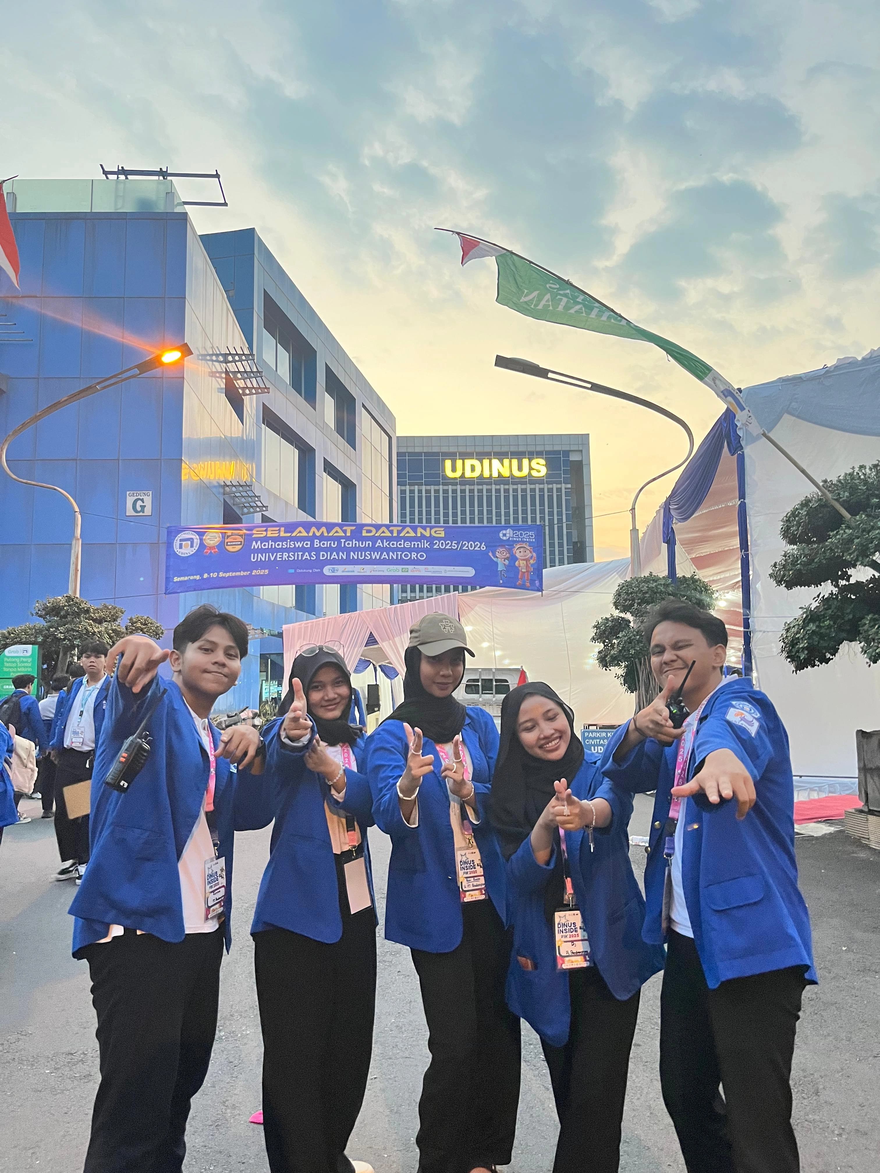 Day 1 Dinus Inside 2026 Sebagai Koor Lapangan dan Penanggung Jawab Pendamping